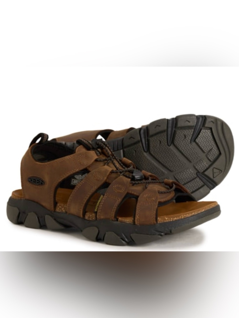KEEN Daytona II Sandals MENS SIZE 10 NEW DISPLAY ITEM COLOR BROWN